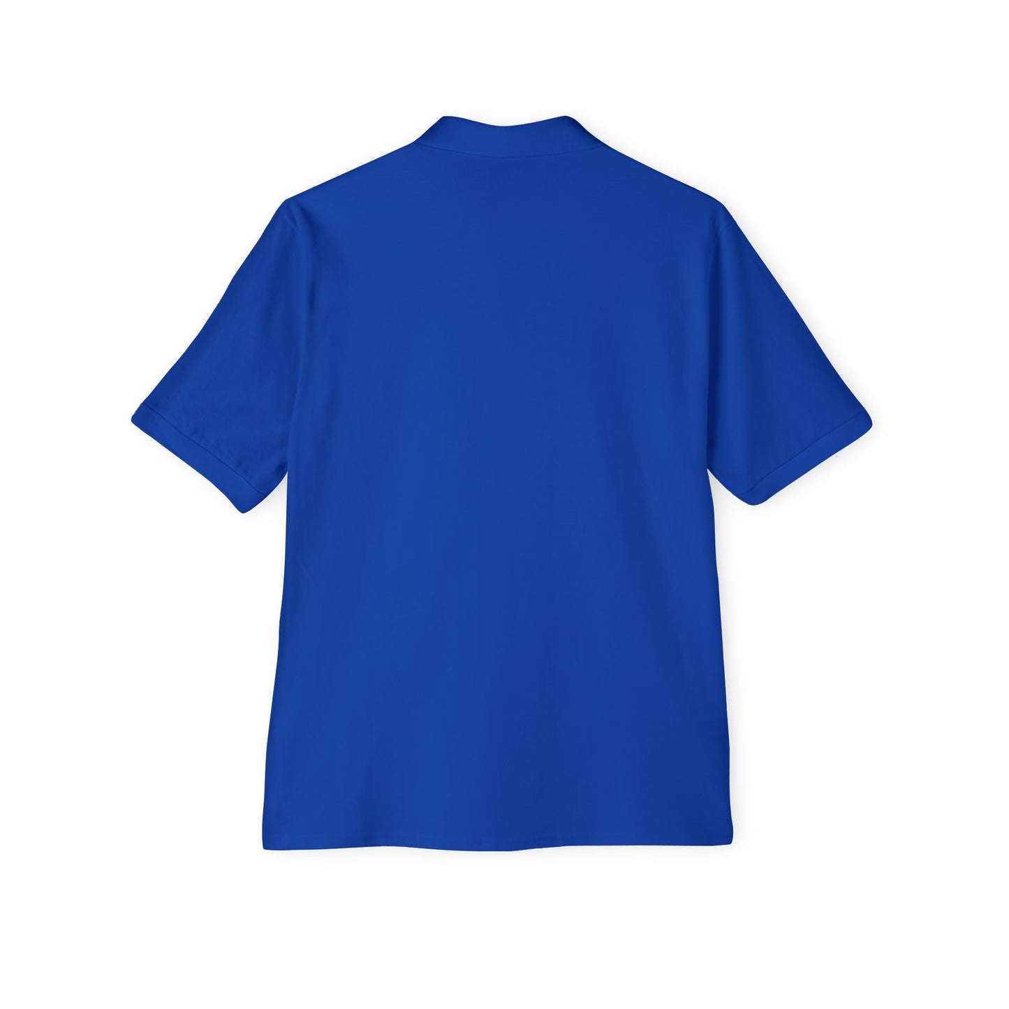 Let go and let God men's Piqué Polo