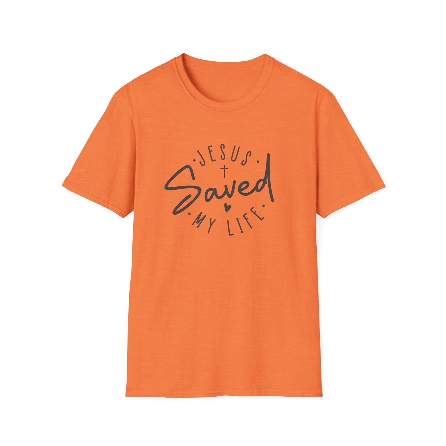 Jesus Saved My Life unisex Softstyle T-Shirt