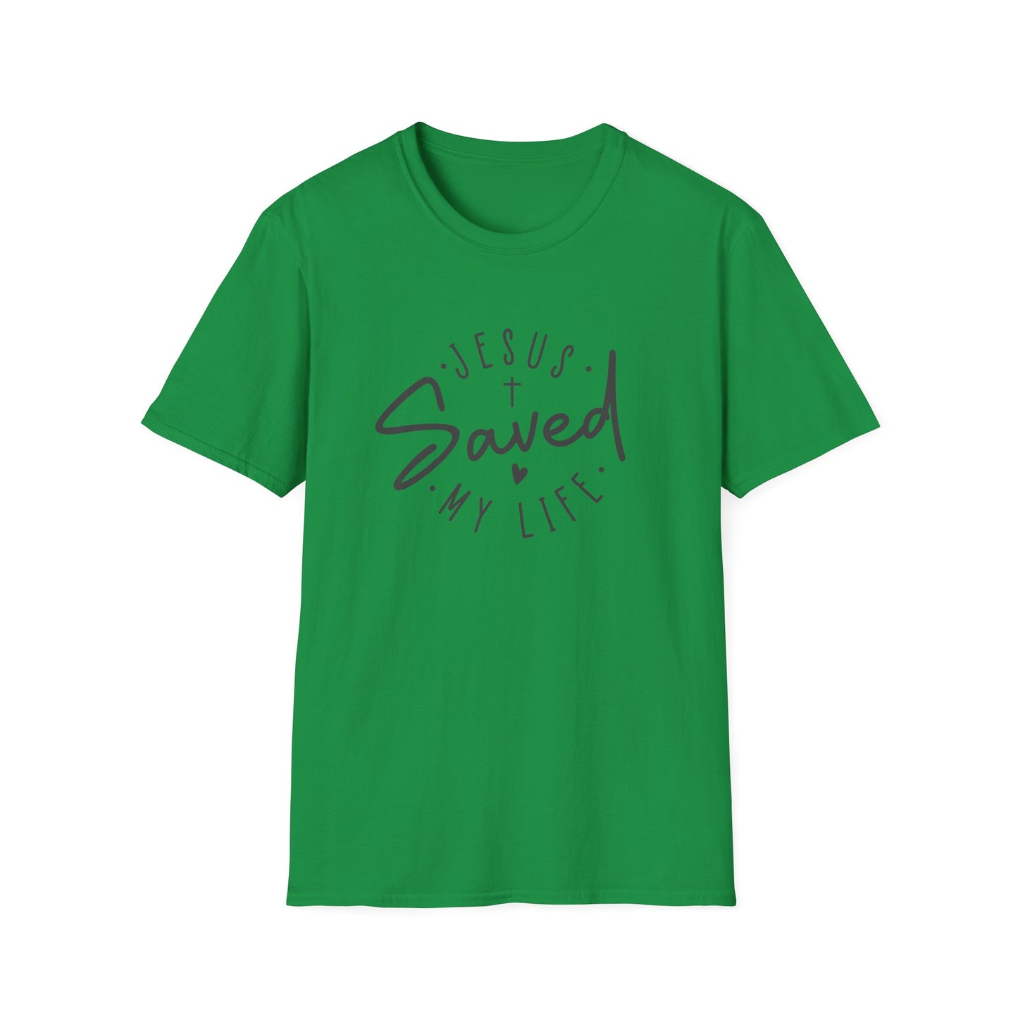 Jesus Saved My Life unisex Softstyle T-Shirt