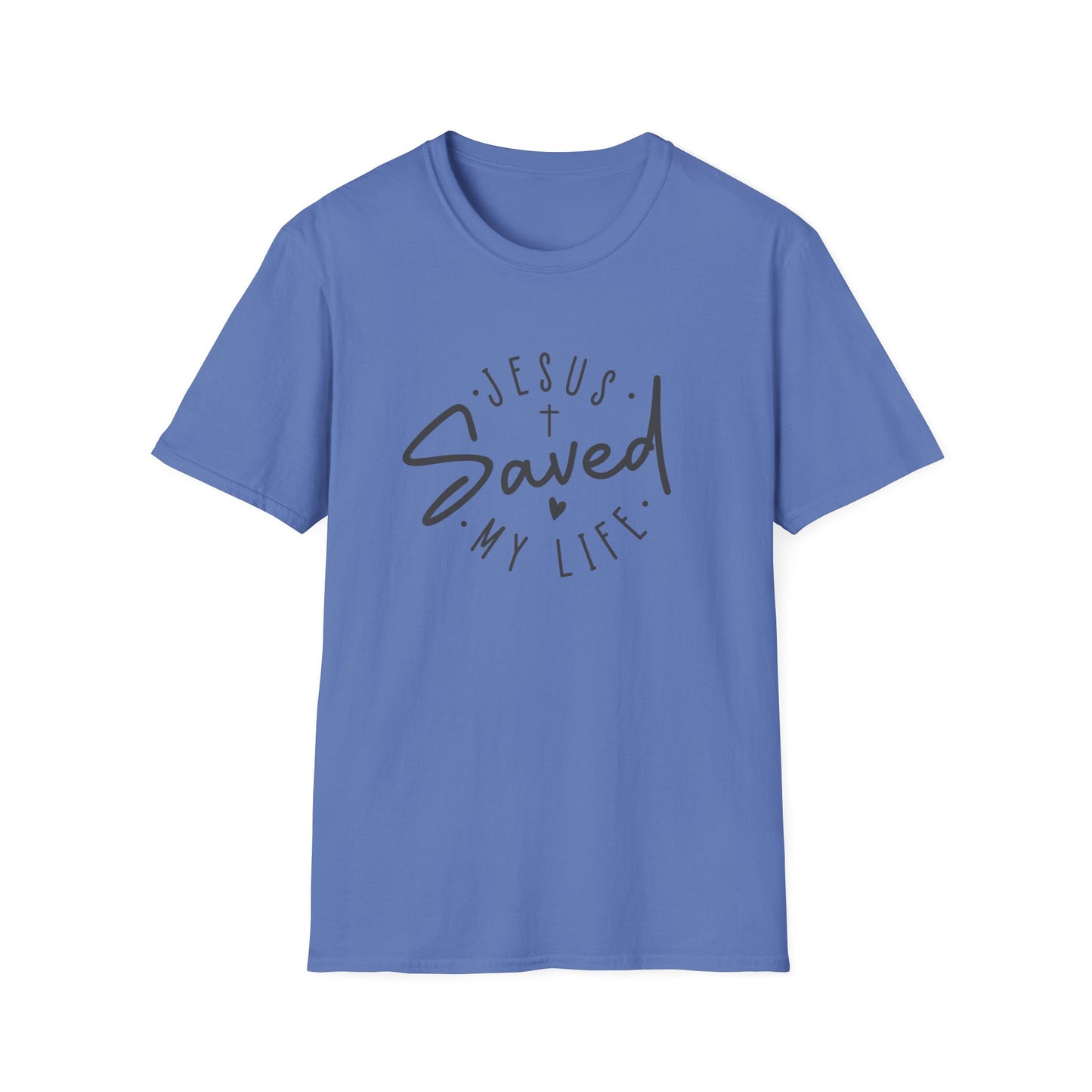 Jesus Saved My Life unisex Softstyle T-Shirt