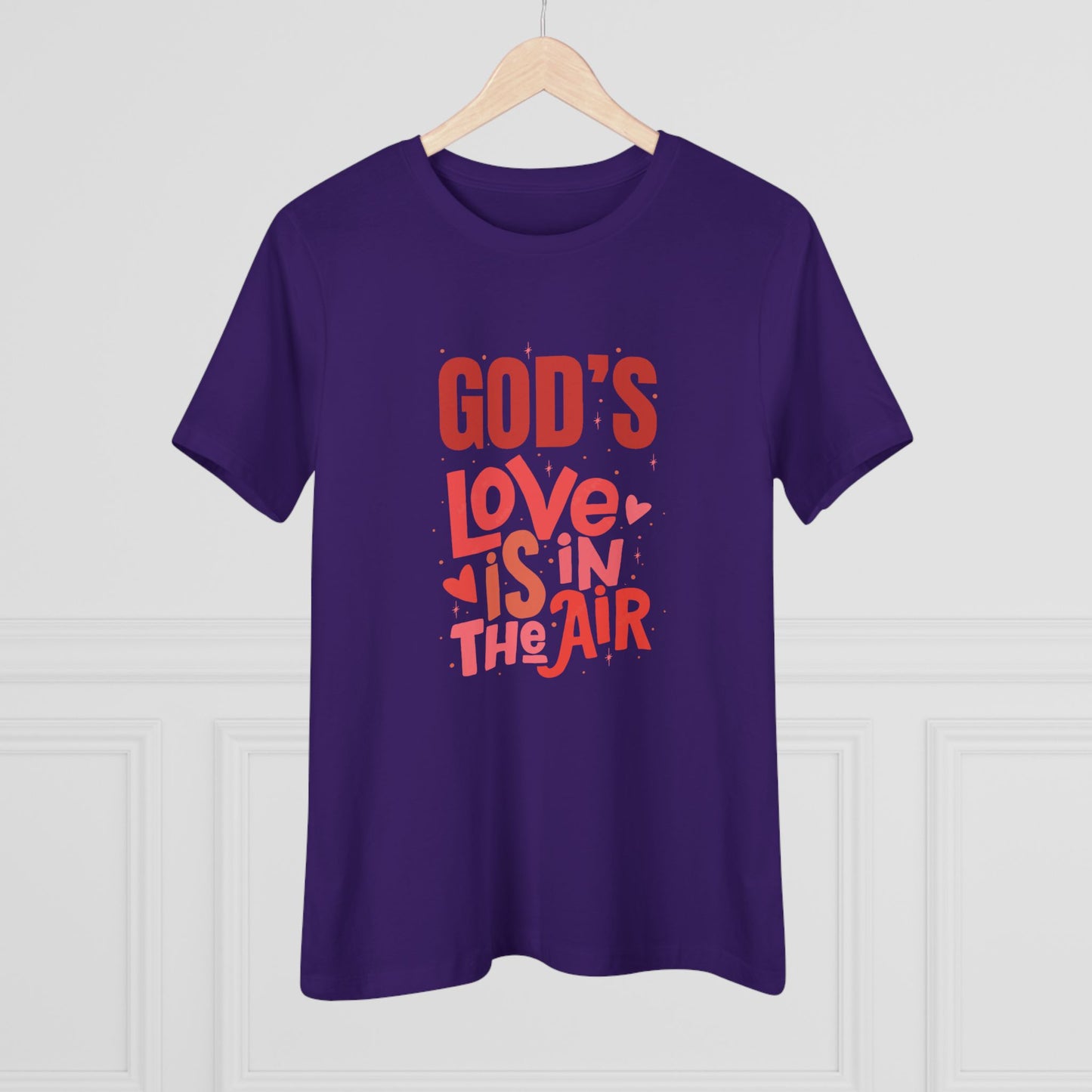 God's Love is in the air women's Cotton Tee