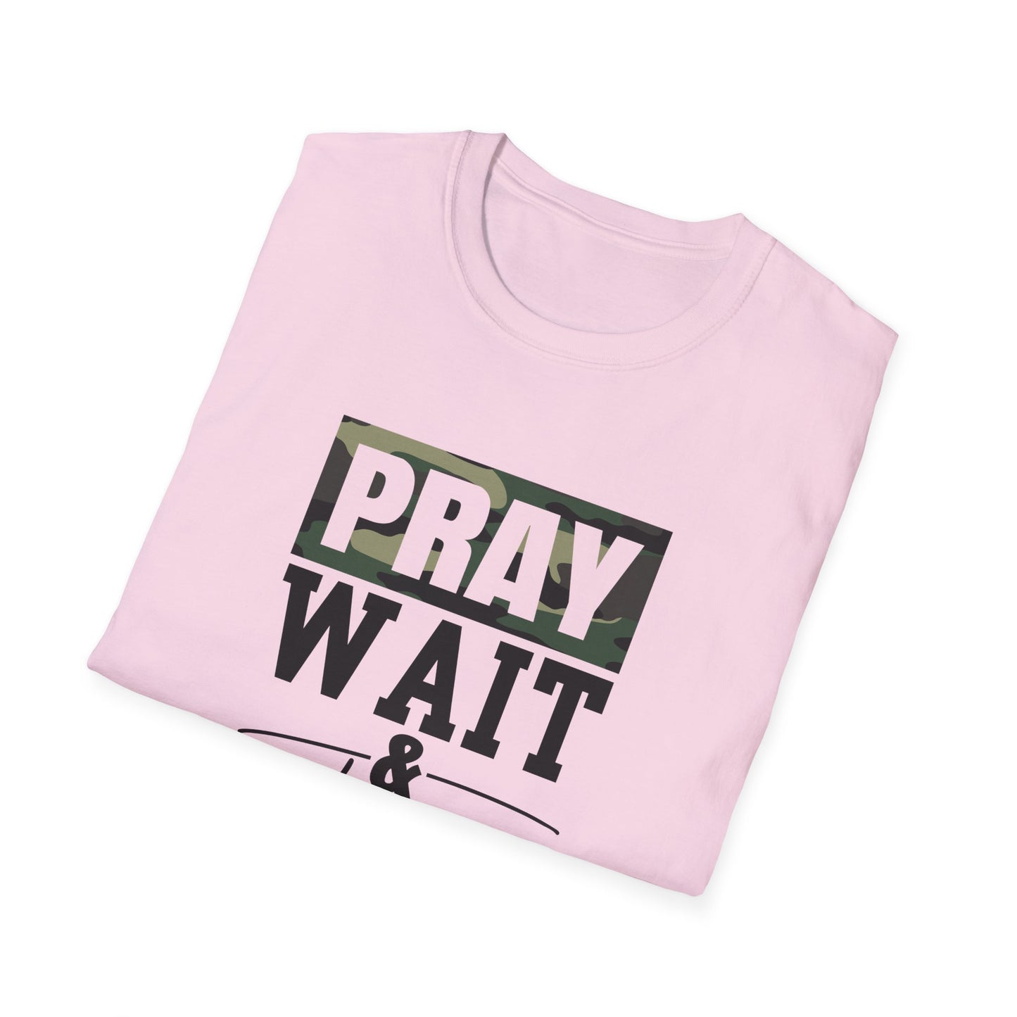 Pray wait & trust in Him unisex Softstyle T-Shirt