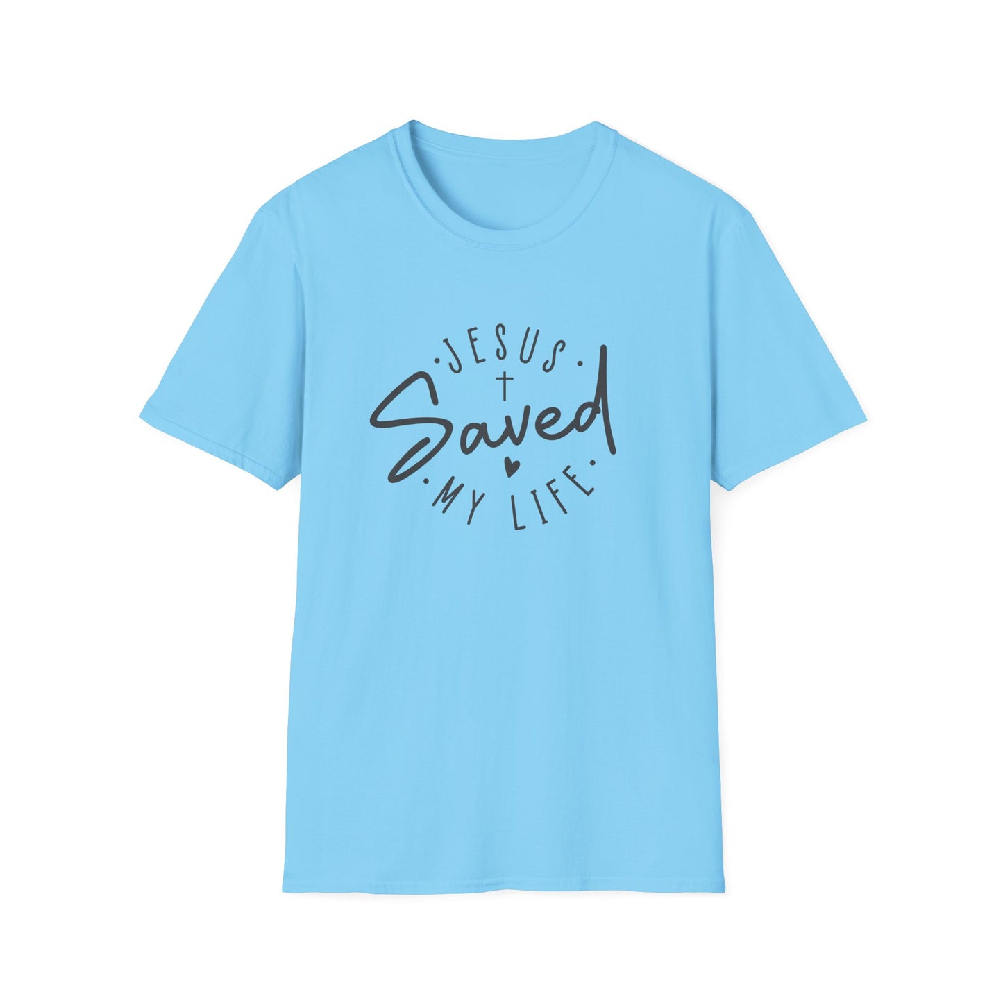Jesus Saved My Life unisex Softstyle T-Shirt