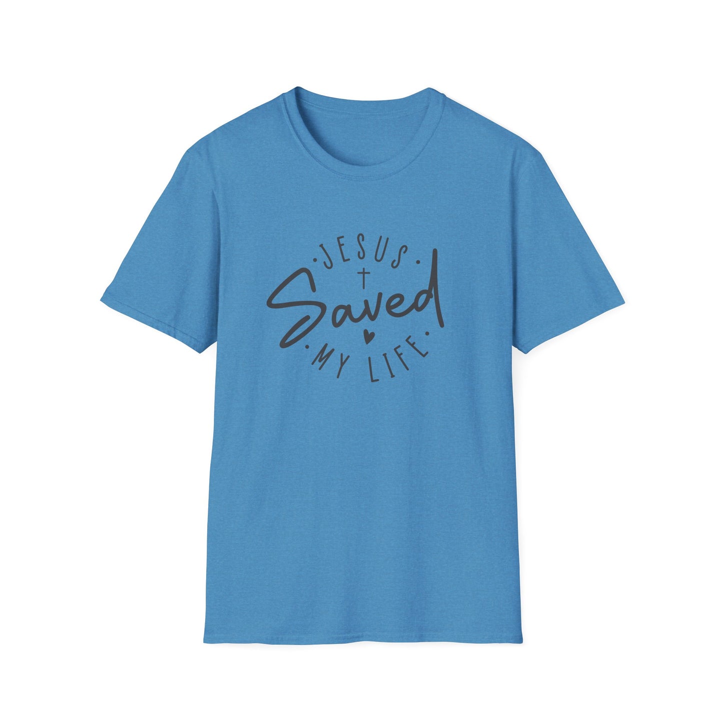 Jesus Saved My Life unisex Softstyle T-Shirt