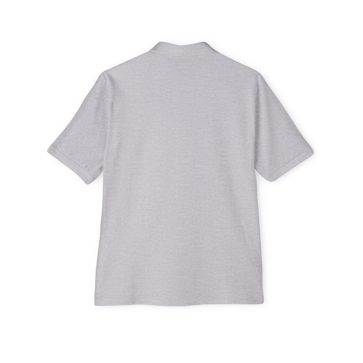 Let go and let God men's Piqué Polo