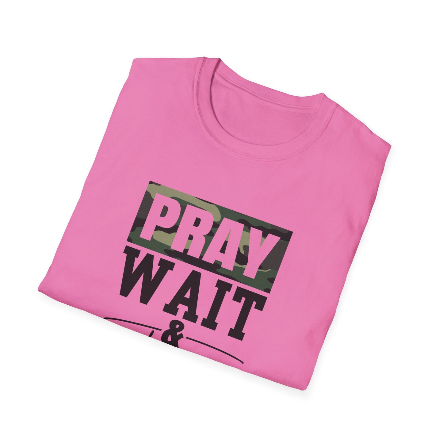 Pray wait & trust in Him unisex Softstyle T-Shirt