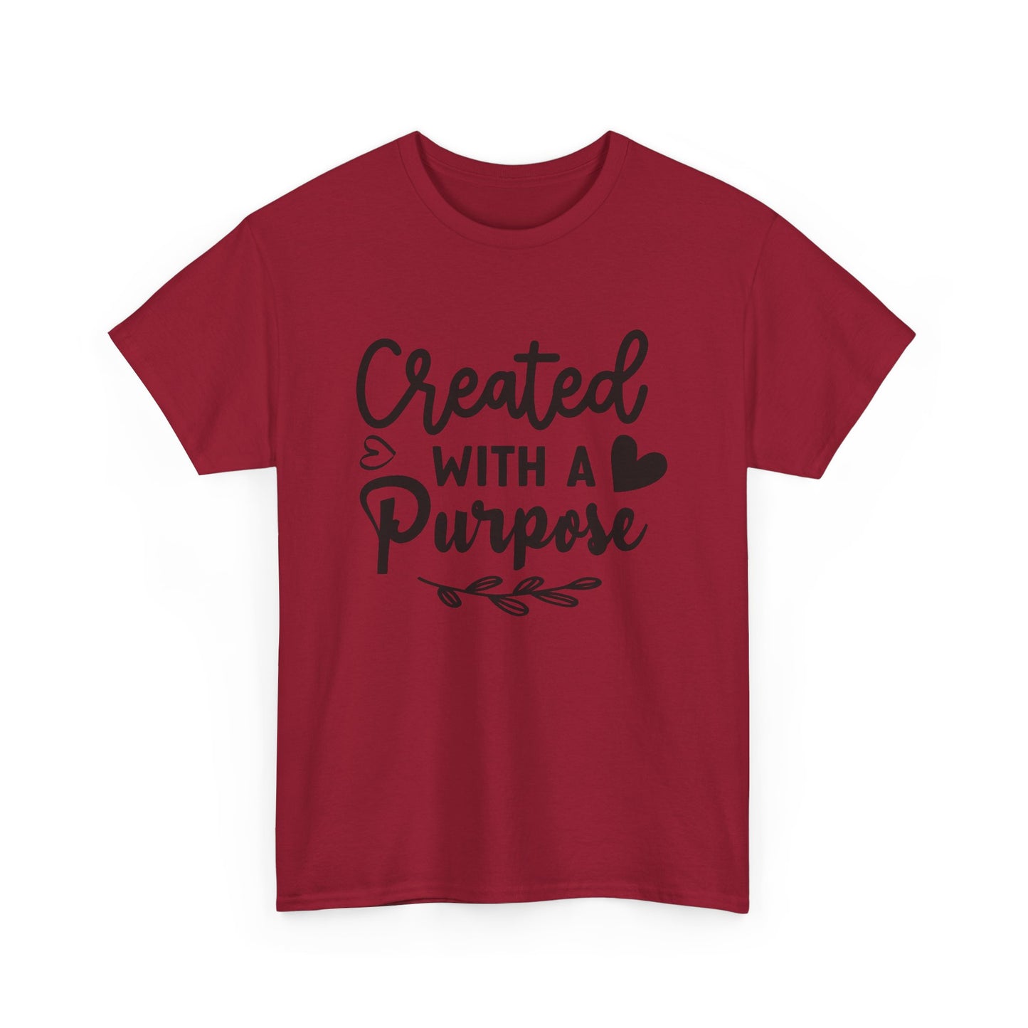 Created with a purpose unisex Heavy Cotton Tee