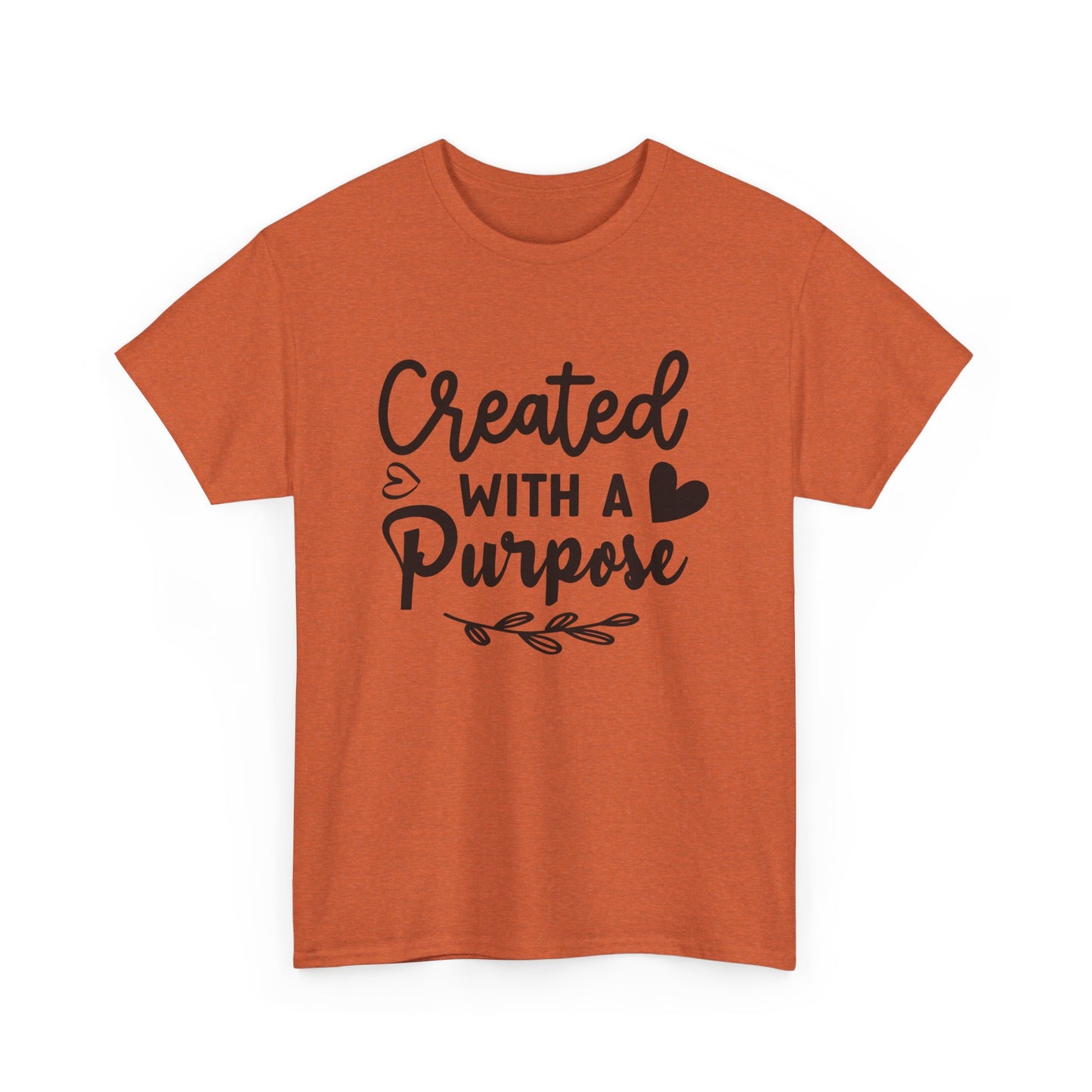 Created with a purpose unisex Heavy Cotton Tee