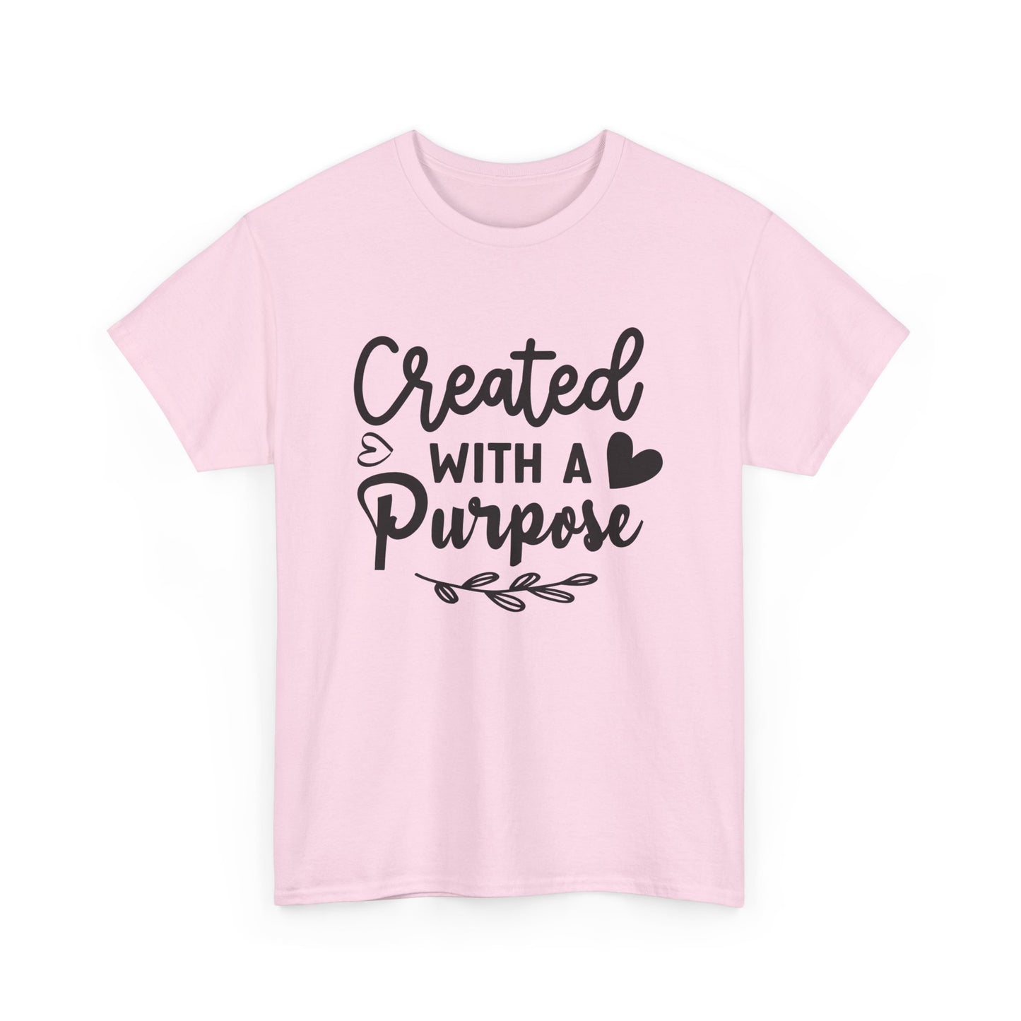 Created with a purpose unisex Heavy Cotton Tee