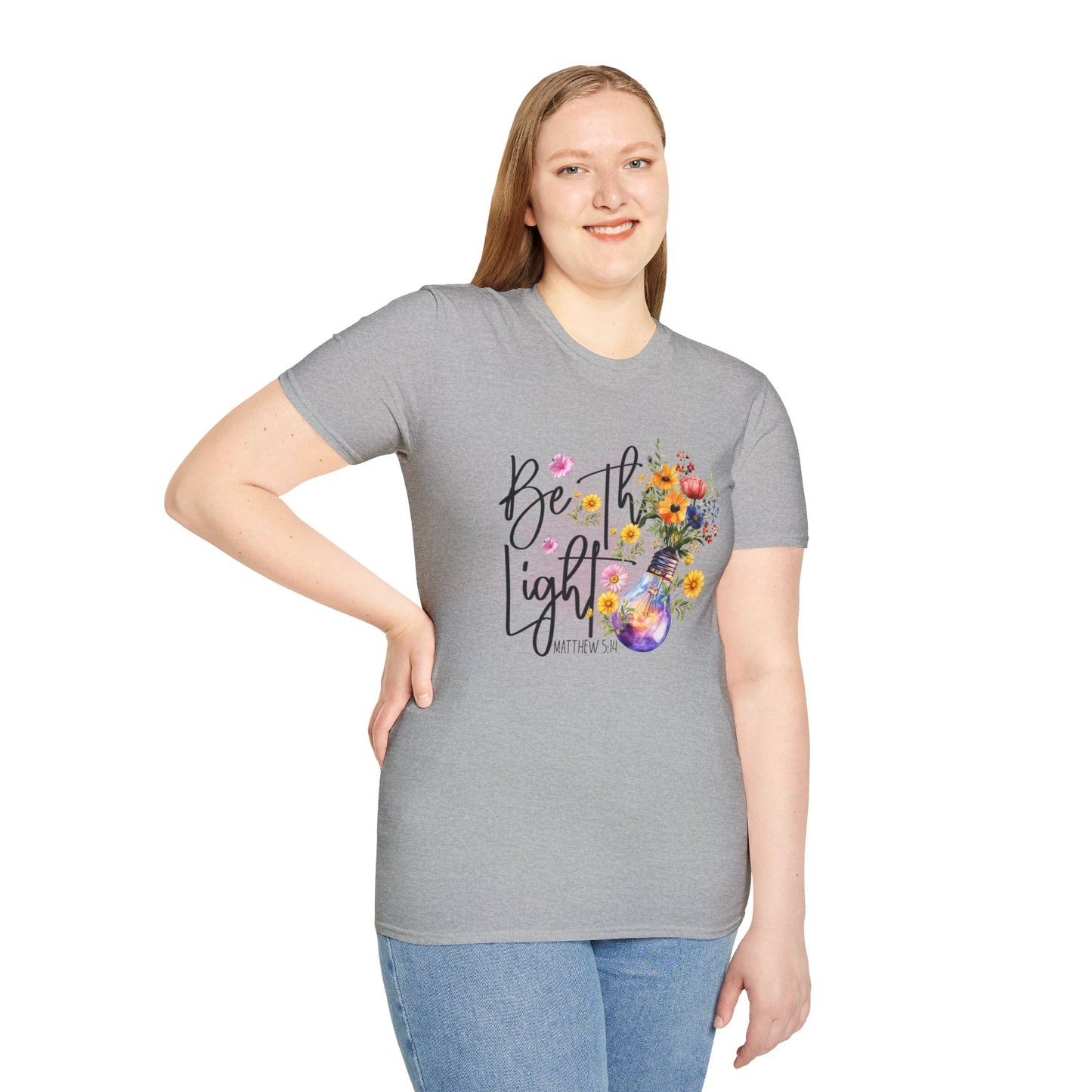 Be The Light unisex Softstyle T-Shirt