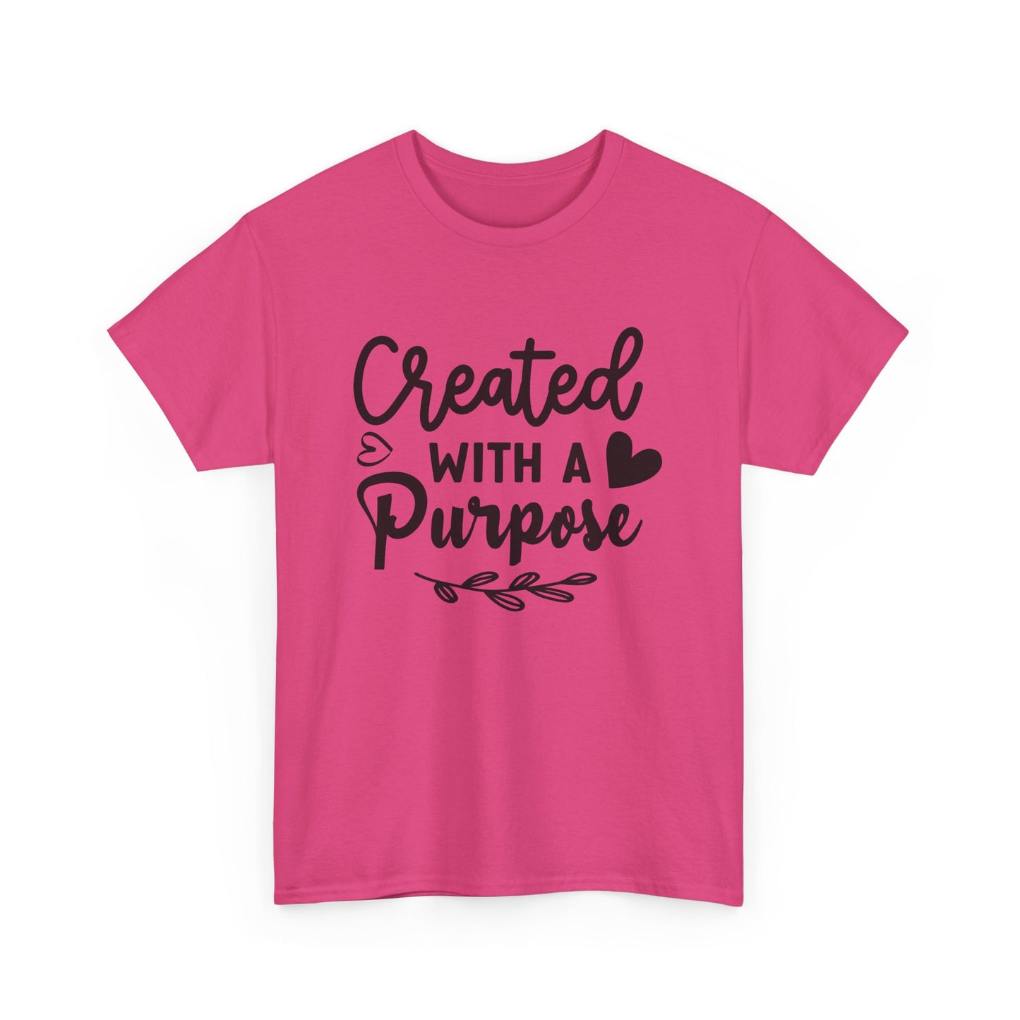 Created with a purpose unisex Heavy Cotton Tee