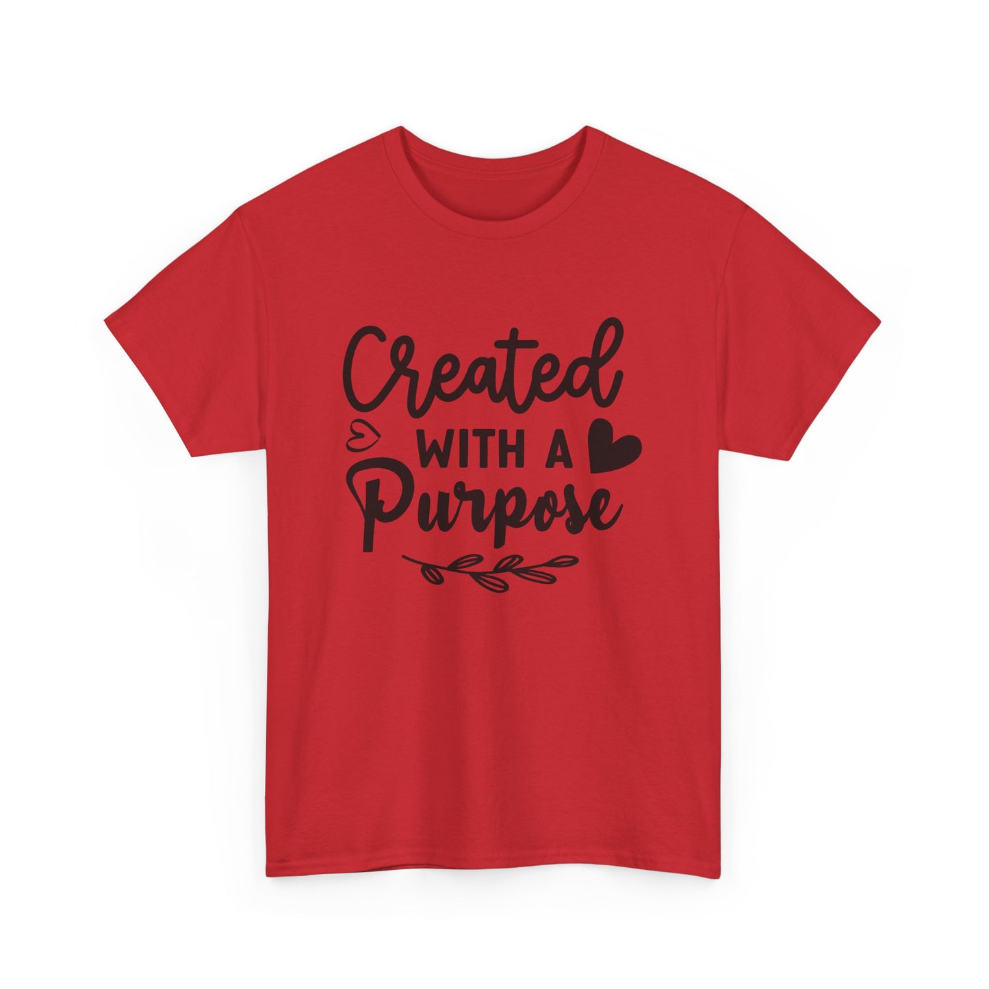 Created with a purpose unisex Heavy Cotton Tee