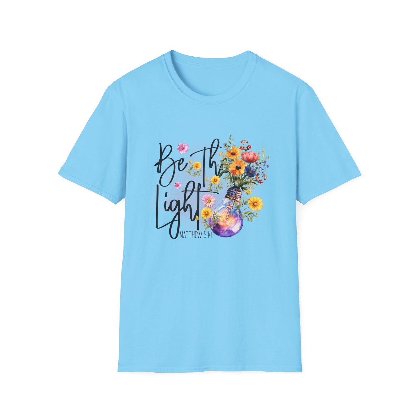 Be The Light unisex Softstyle T-Shirt