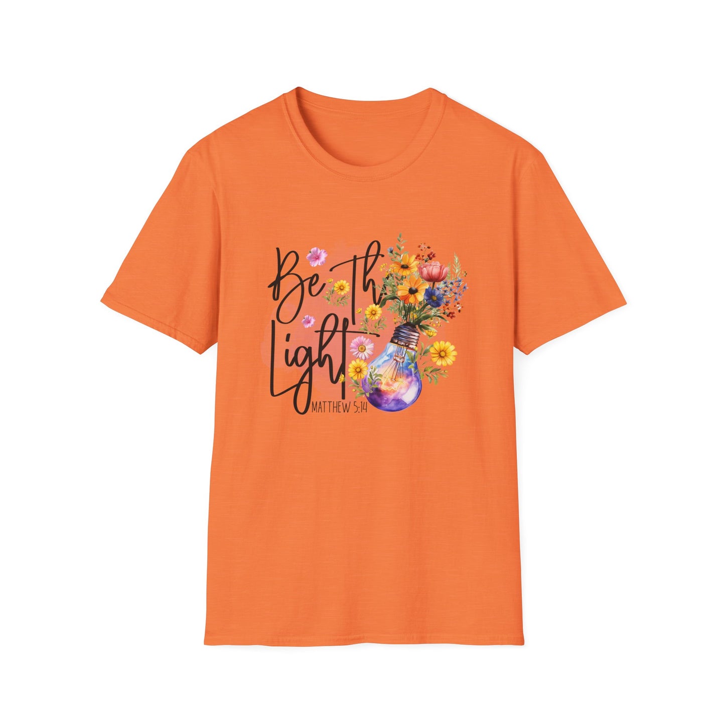 Be The Light unisex Softstyle T-Shirt