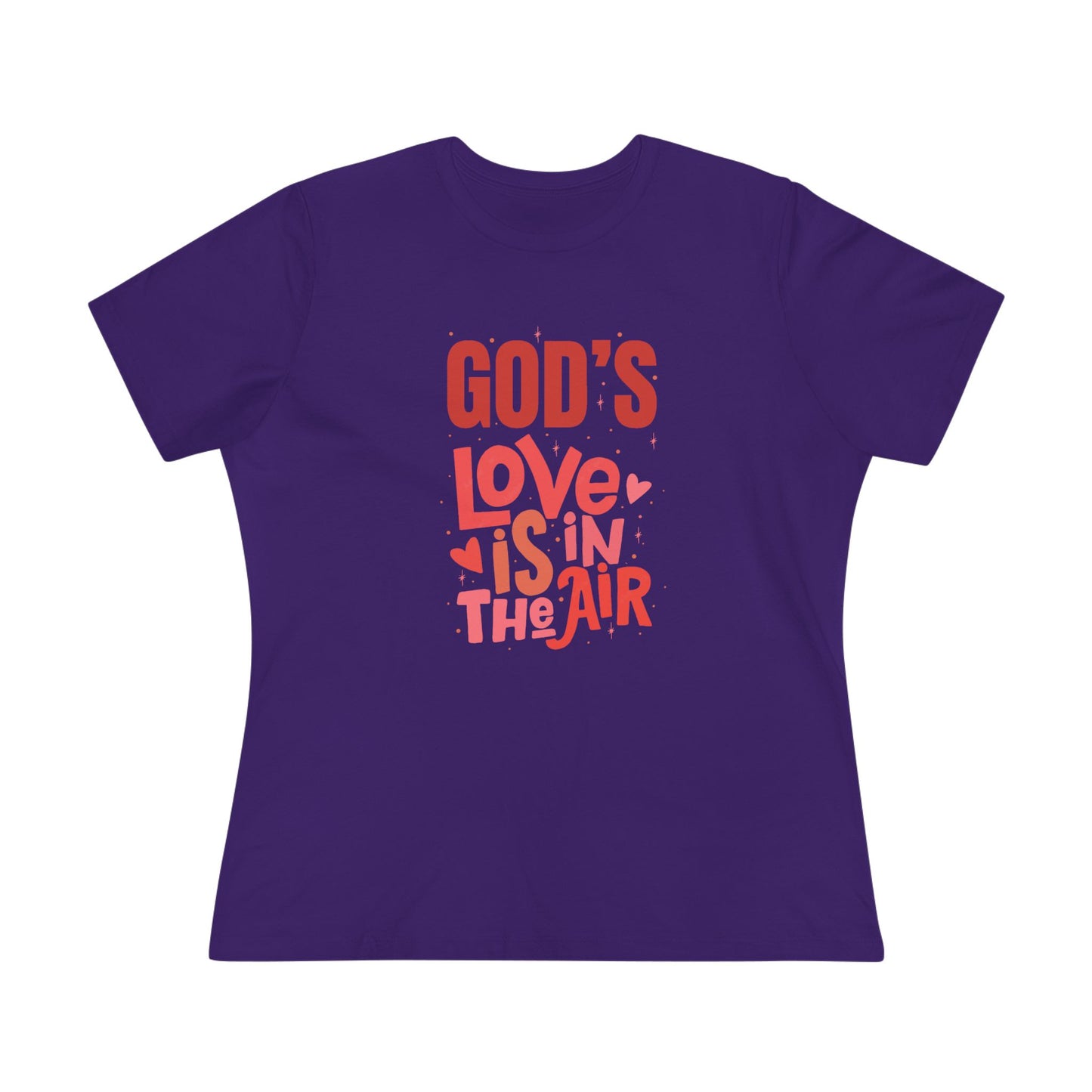 God's Love is in the air women's Cotton Tee