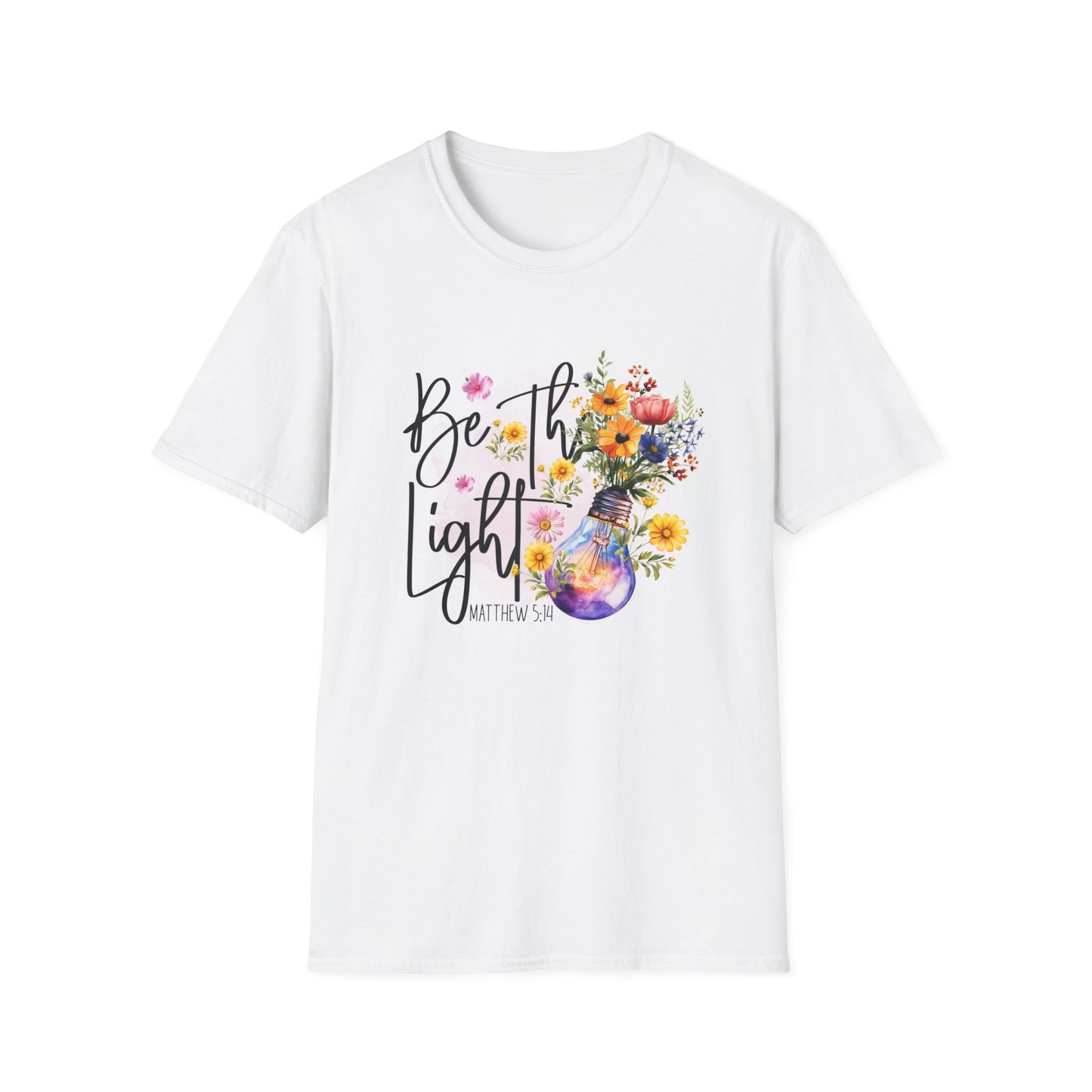 Be The Light unisex Softstyle T-Shirt