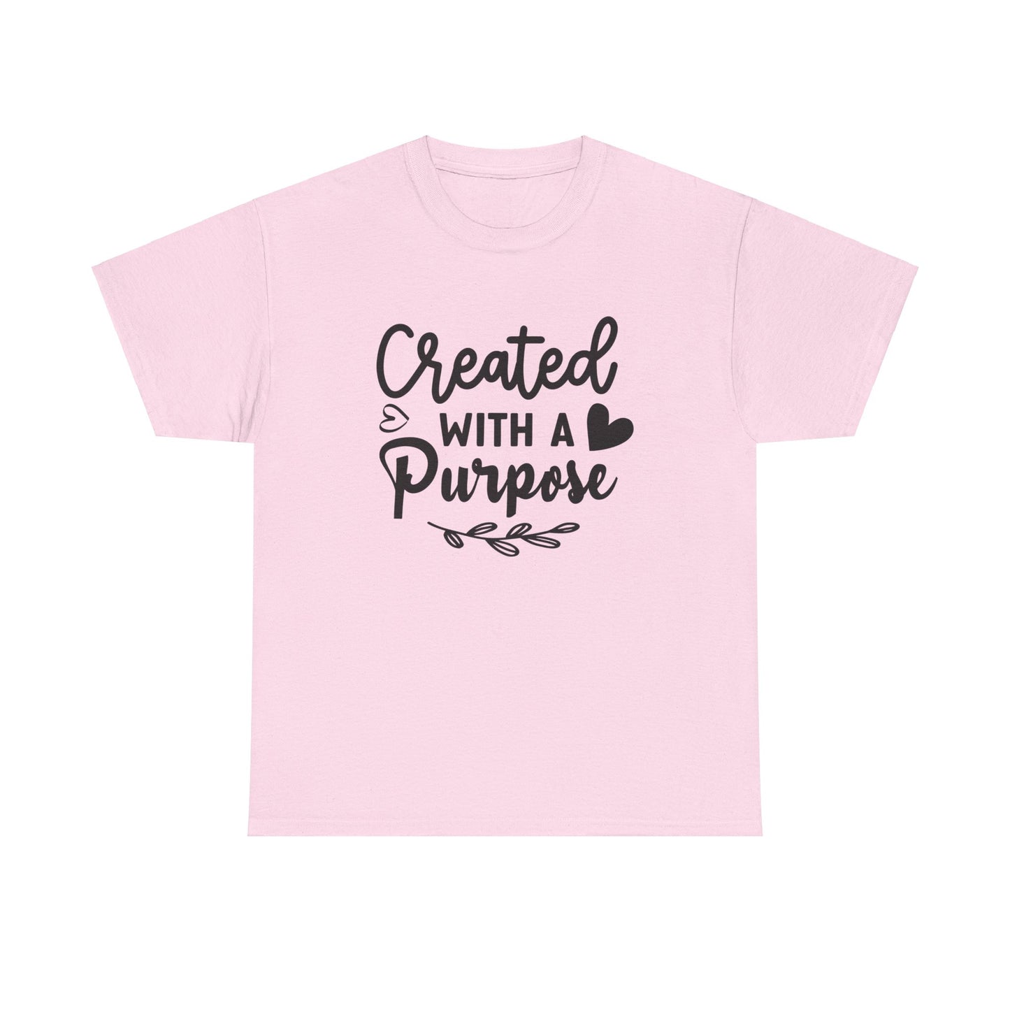 Created with a purpose unisex Heavy Cotton Tee