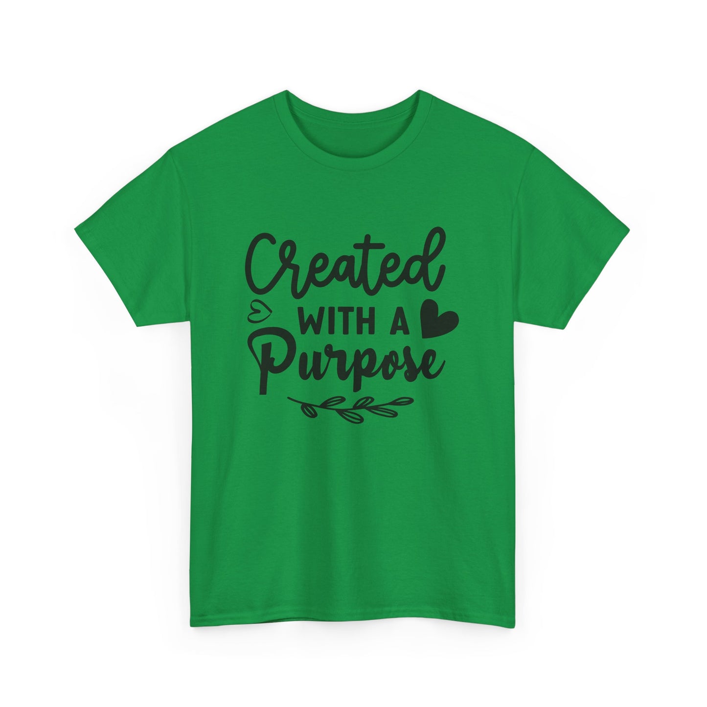 Created with a purpose unisex Heavy Cotton Tee