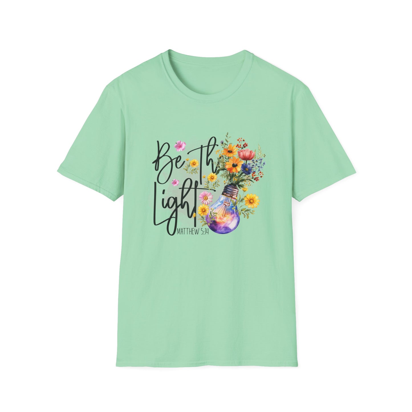 Be The Light unisex Softstyle T-Shirt